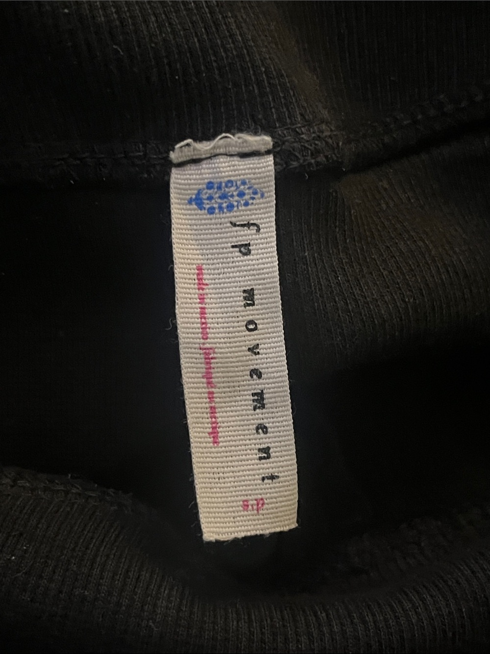 FP Movement Acid Distressed Ribbed Wide Flare Raw Hem Yoga Pants - Picture 7 of 8